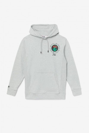 Sudadera con Capucha Fila Hunt Hoodie Unisex Gris | 354781TEY