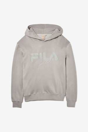 Sudadera con Capucha Fila Jacob Hoodie Hombre 289 Ash | 608925MVJ