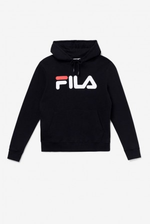 Sudadera con Capucha Fila Lucy Hoodie Mujer Negras Blancas | 581394NKH