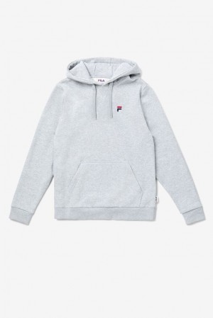 Sudadera con Capucha Fila Luka Hoodie Hombre Gris Claro | 528710GSM