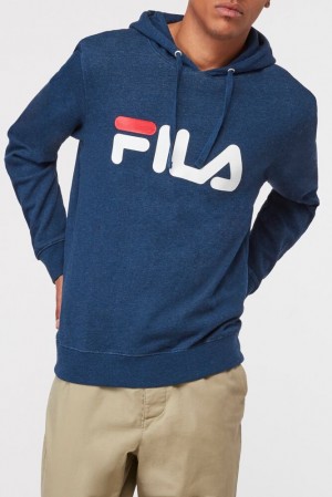 Sudadera con Capucha Fila Queens Hoody Hombre Navyh/Wht/Cred | 109246ELQ