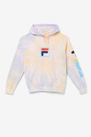 Sudadera con Capucha Fila Tie Dye Puff Hoodie Unisex 099 Tie Dye | 265174FYC