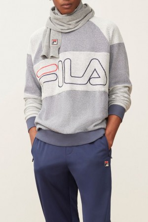 Sudaderas Fila Cooper Sweatshirt Hombre Peac/Wht/Cred | 360294PVY