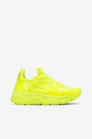 Tenis Fila Amore Tl Sneakers Mujer Amarillo Amarillo Blancas | 852364CAV