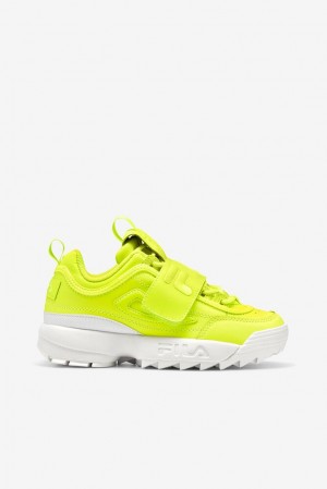 Tenis Fila Disruptor 2 Applique Sneakers Mujer Amarillo Amarillo Blancas | 729416XAV