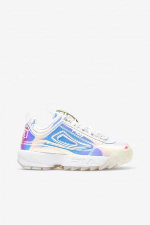 Tenis Fila Disruptor 2 Iridescent Sneakers Mujer Blancas | 208693YPR