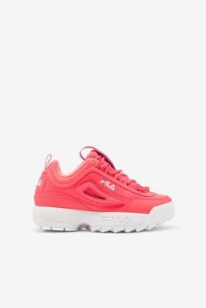 Tenis Fila Disruptor 2 Logo Reveal Sneakers Unisex Dpnk/Wht/Csrk | 798154GUH