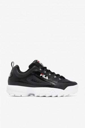 Tenis Fila Disruptor 2 No-sew Sneakers Hombre Blk/Fred/Wht | 047965RWL