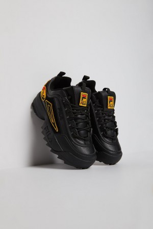 Tenis Fila Disruptor 2 Patches Sneakers Unisex Blk/Blk/Blk | 561709ZMU