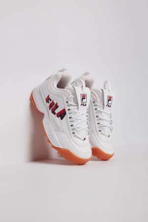 Tenis Fila Disruptor 2 Perspective Sneakers Hombre Wht/Fnvy/Fred | 746501ZML