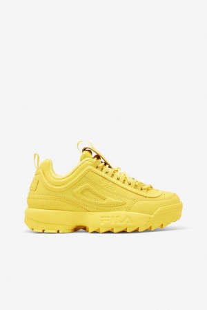 Tenis Fila Disruptor 2 Premium Sneakers Mujer 700 Goldfinch / Goldfinch / Goldfinch | 965130IMO