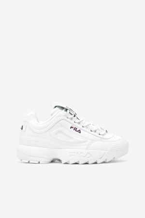 Tenis Fila Disruptor 2 Premium Sneakers Mujer Wht/Cado/Ggrp | 089236VZH