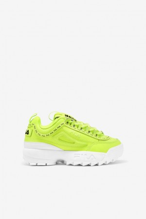 Tenis Fila Disruptor 2 Repeat Sneakers Unisex Amarillo Blancas Negras | 813569OCS