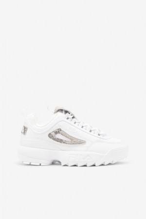 Tenis Fila Disruptor 2 Snake Sneakers Mujer Blancas Blancas | 236190STR