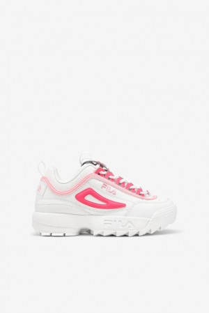 Tenis Fila Disruptor 2 Sneakers Unisex Blancas Rosas | 987631ERX