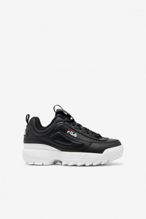 Tenis Fila Disruptor 2 Sneakers Unisex Negras Blancas Rojas | 821456TBG