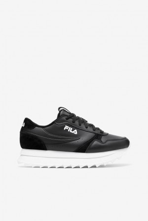 Tenis Fila Fila Orbit Zero Sneakers Mujer Negras Negras Blancas | 698235RXD