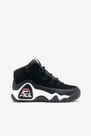 Tenis Fila Grant Hill 1 Sneakers Mujer Negras Blancas Rojas | 309541TIH