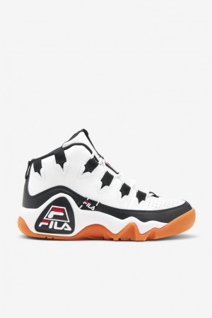 Tenis Fila Grant Hill 1 Tarvos Sneakers Hombre Blancas Negras Rojas | 986412IZV