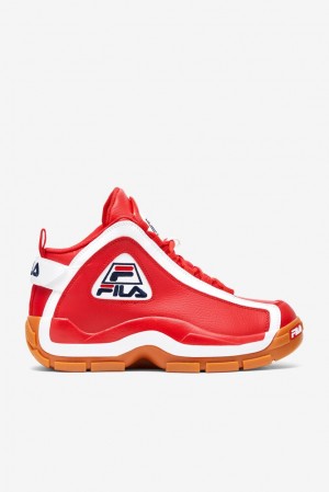 Tenis Fila Grant Hill 2 Sneakers Hombre Rojas Blancas | 651023KXM