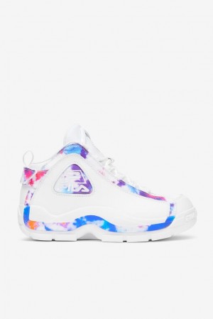 Tenis Fila Grant Hill 2 Tie Dye Sneakers Hombre Blancas | 143695RWU