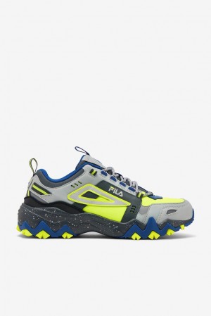 Tenis Fila Oakmont Tr Sneakers Hombre Amarillo Verde Menta Azules | 390681XQP