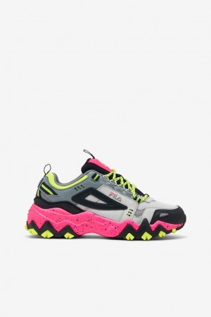 Tenis Fila Oakmont Tr Sneakers Mujer Ggry/Blk/Pglo | 632475NBK