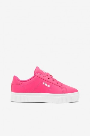 Tenis Fila Panache 19 Sneakers Mujer Rosas Blancas Blancas | 514269ALM