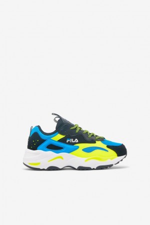 Tenis Fila Ray Tracer Sneakers Unisex Eble/Sfty/Blk | 205937NLU