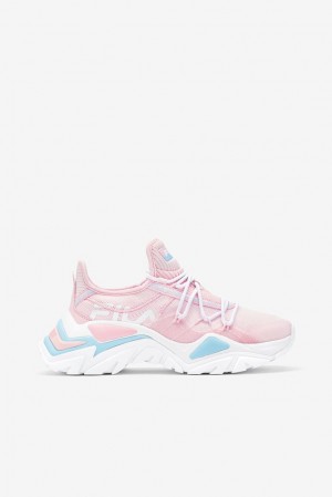 Tenis Fila Relectrove Premium Sneakers Mujer Rosas Blancas Azules | 279314XTZ