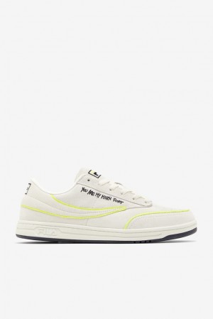 Tenis Fila Tennis 88 Premium X Msgm Sneakers Unisex Blancas Negras Amarillo | 956327VNG