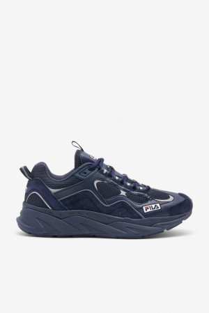 Tenis Fila Trigate Plus Sneakers Hombre Azul Marino | 479123DOJ