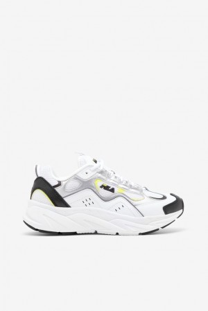 Tenis Fila Trigate Sneakers Mujer Wht/Blk/Msil | 158792QBA