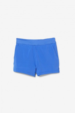 Tops Fila Core Double Layer Short Unisex Azules | 381704LWT