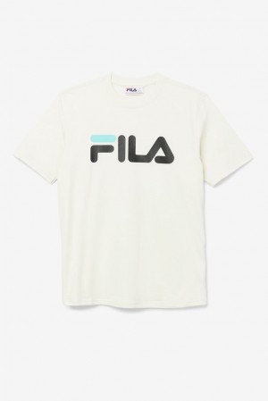 Tops Fila Eagle Tee Hombre Negras Azules Turquesa | 678325LNC