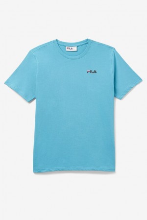 Tops Fila Shoe Tower Tee Hombre 318 Larkspur | 192503XND