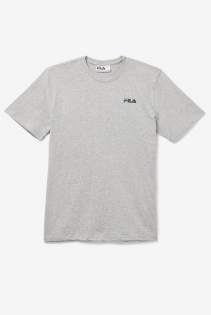 Tops Fila Shoe Tower Tee Hombre Gris | 195768TCZ