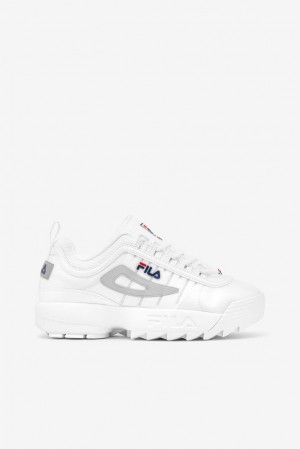 Zapatillas Gruesas Fila Disruptor 2 Monomesh Chunky Sneakers Mujer Wht/Fnvy/Fred | 075386HUR