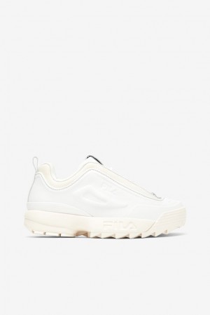 Zapatillas Gruesas Fila Disruptor Zero Chunky Sneakers Mujer Blancas Blancas | 326794MNF