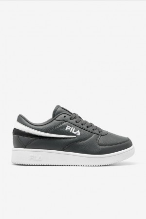 Zapatos Tenis Fila A-low Tennis Shoes Hombre Negras Blancas | 658109YIP