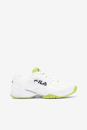 Zapatos Tenis Fila Axilus 2 Energized Tennis Shoes Mujer Blancas Azul Marino | 761483KGF