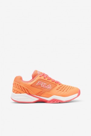 Zapatos Tenis Fila Axilus 2 Energized Tennis Shoes Mujer Blancas Coral | 830491HDN