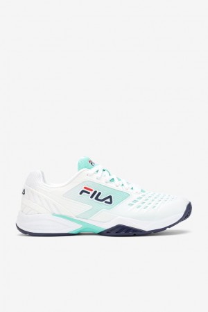 Zapatos Tenis Fila Axilus 2 Energized Tennis Shoes Hombre Blancas Azul Marino | 730582FTS