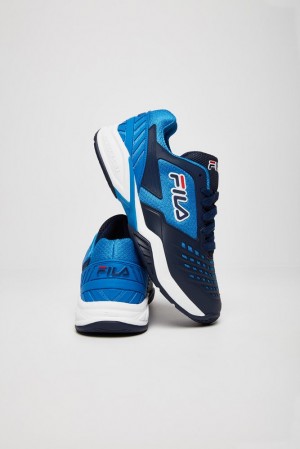 Zapatos Tenis Fila Axilus 2 Energized Tennis Shoes Mujer Eble/Fnvy/Wht | 375694QAL