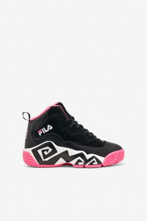 Zapatos Tenis Fila Mb Tennis Shoes Unisex Negras Rosas Blancas | 017468IQN