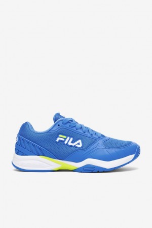 Zapatos Tenis Fila Men’S Volley Zone Tennis Shoes Hombre Azules Blancas Amarillo | 985723IFE