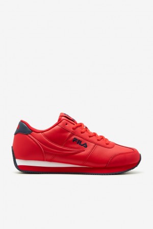 Zapatos Tenis Fila Province Tennis Shoes Hombre Rojas Azul Marino Blancas | 048537AUR