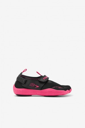 Zapatos Tenis Fila Skele-toes Ez Slide 2 Tennis Shoes Unisex Negras Rosas | 653094IHP