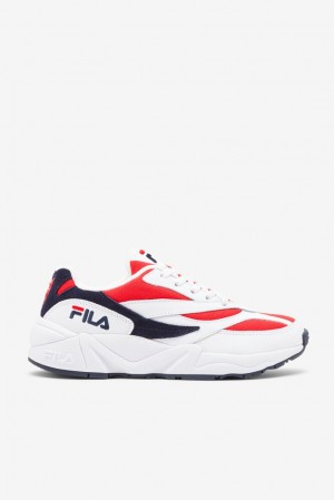 Zapatos Tenis Fila V94m Tennis Shoes Hombre Fred/Wht/Fnvy | 452907GDX