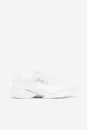 Zapatos Tenis Fila Volley Zone Tennis Shoes Mujer Wht/Msil/Wht | 196038WCO